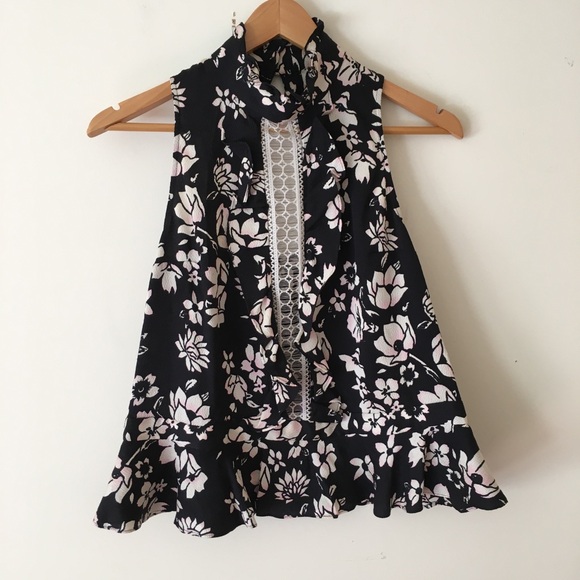 Tracy Reese Tops - Tracy Reese floral print silk blouse